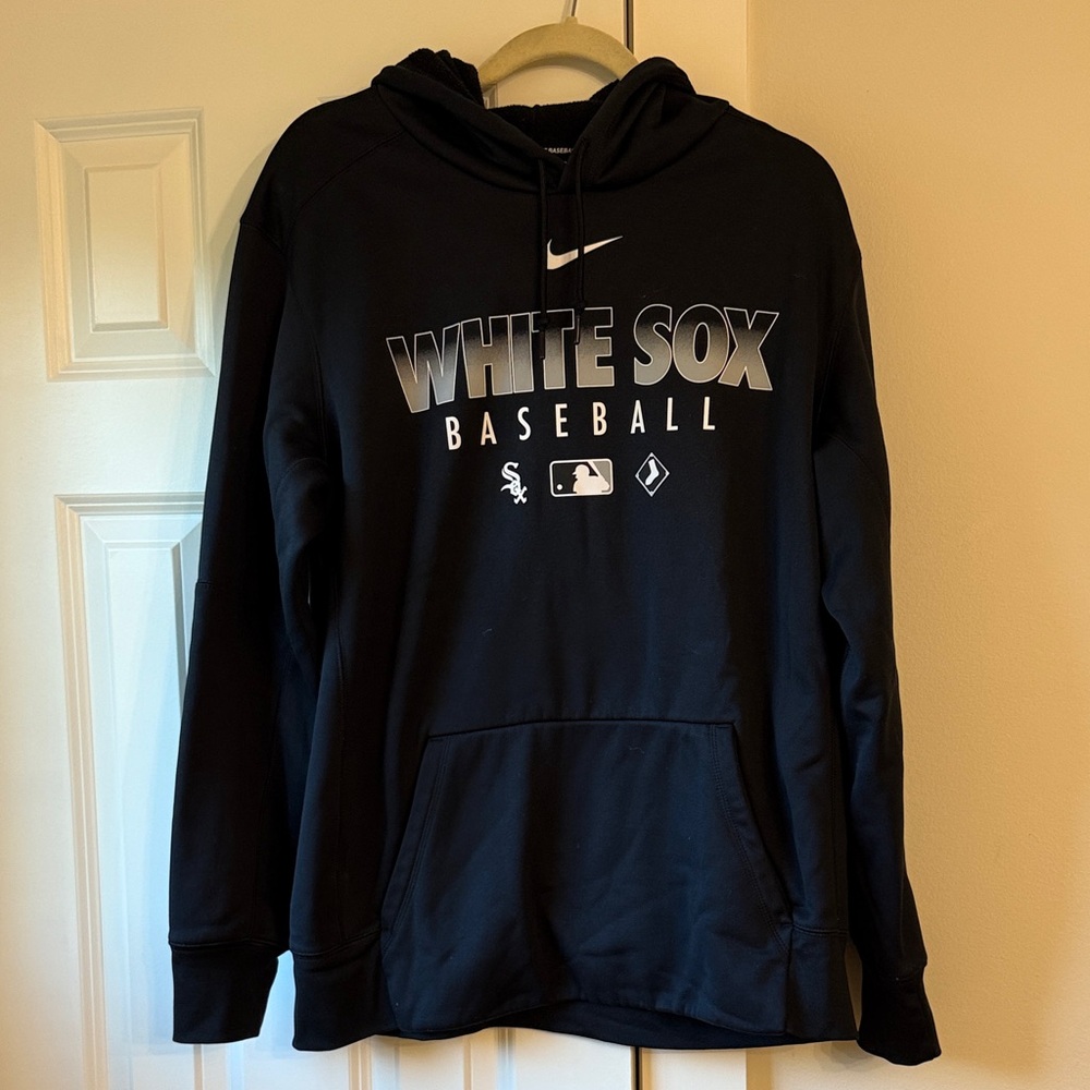 Nike Black White Sox Baseball Sweatshirt